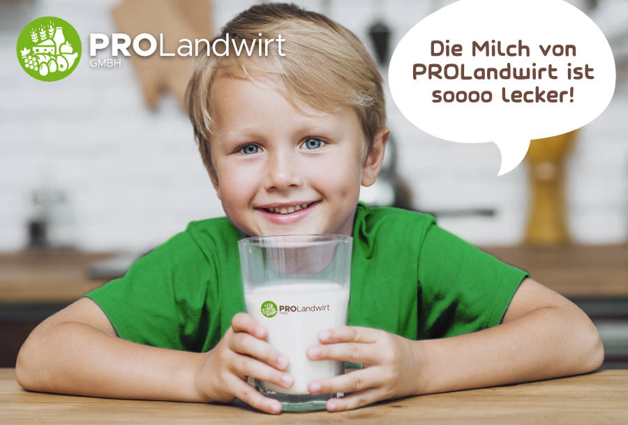 Der PROLandwirt Lieferant liefert Milch und weitere Lebensmittel.